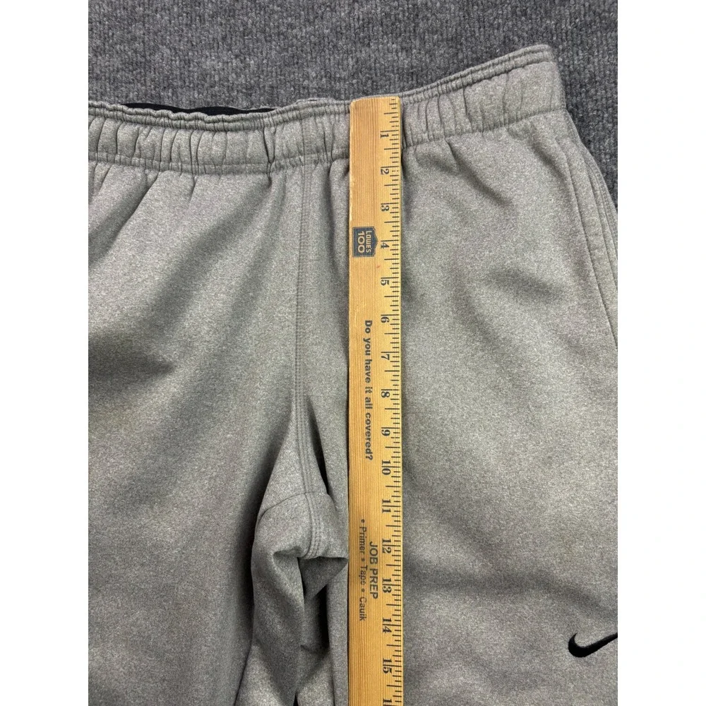 Nike Therma-FIT Sweatpants Mens Small Gray Fleece Lined Training Athletic Pants